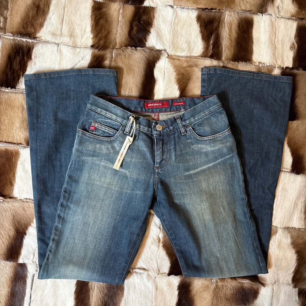 Miss Sixty Women's Straight Leg Jeans - Faded Blue Denim